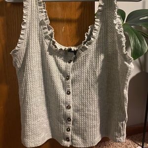 Gray button tank